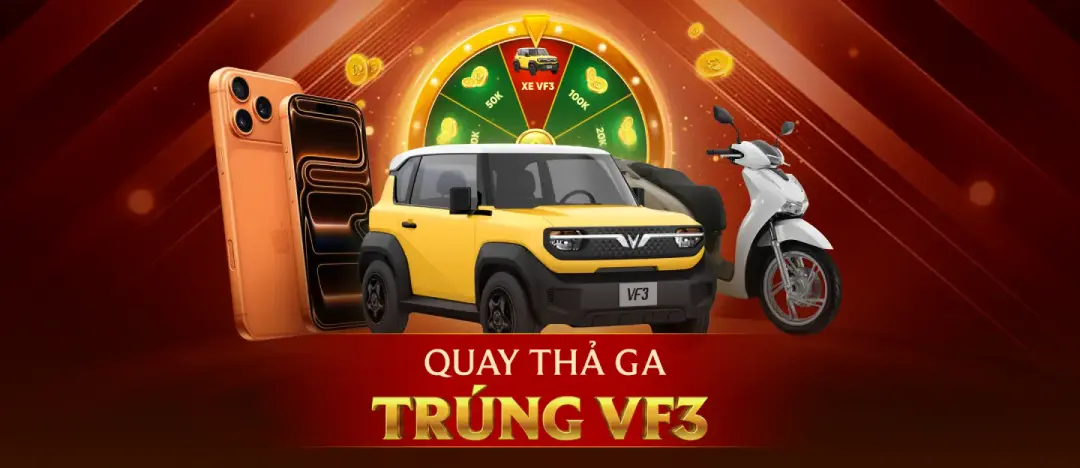 Vòng quay thượng lưu - Quay thả ga trúng VF3