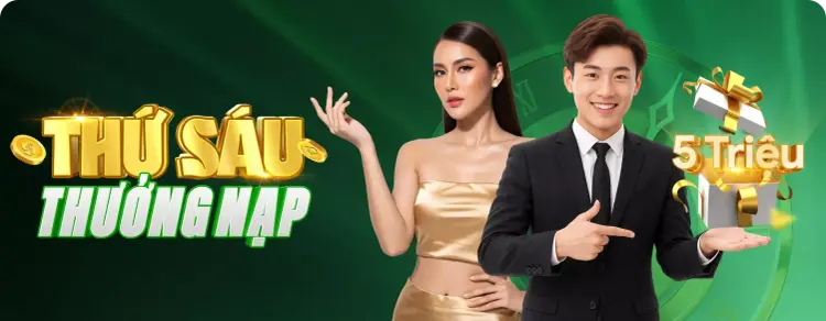 Thưởng nạp Thứ Sáu - Nhận ngay 500K